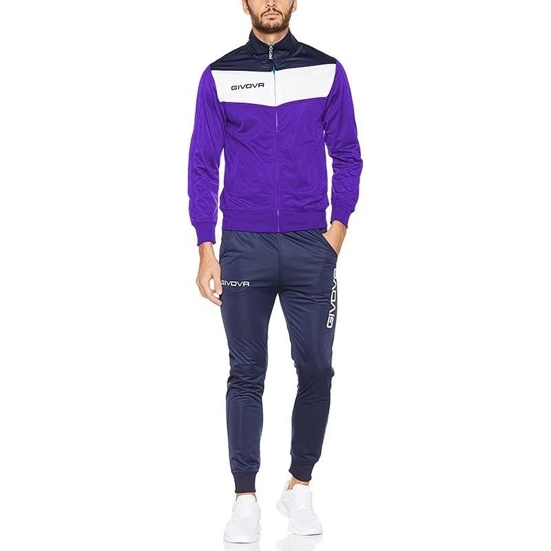 Givova Tuta Campo melegítő szett unisex lila-s.kék 1404 demo