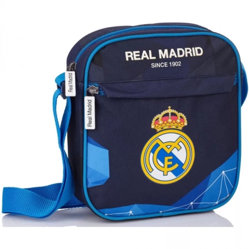 Real Madrid oldaltáska közepes kék-v.kék demo