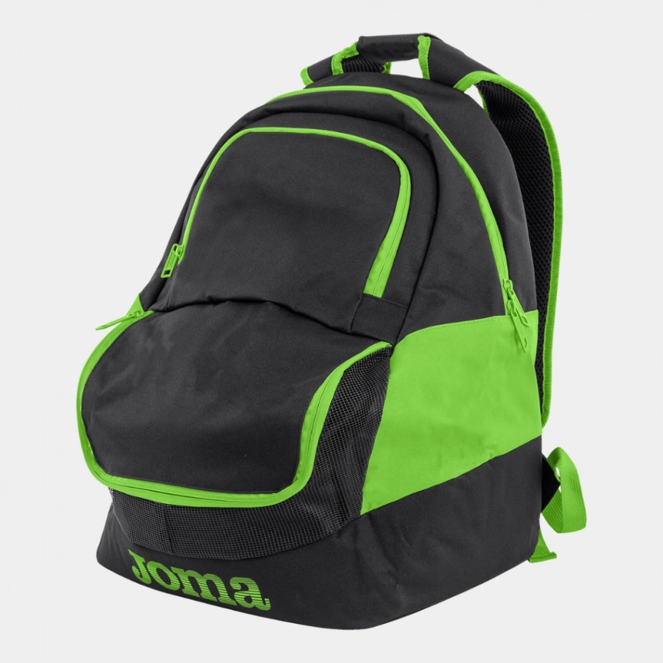 Joma Diamond II hátizsák fekete-fluó zöld 400235.117 demo