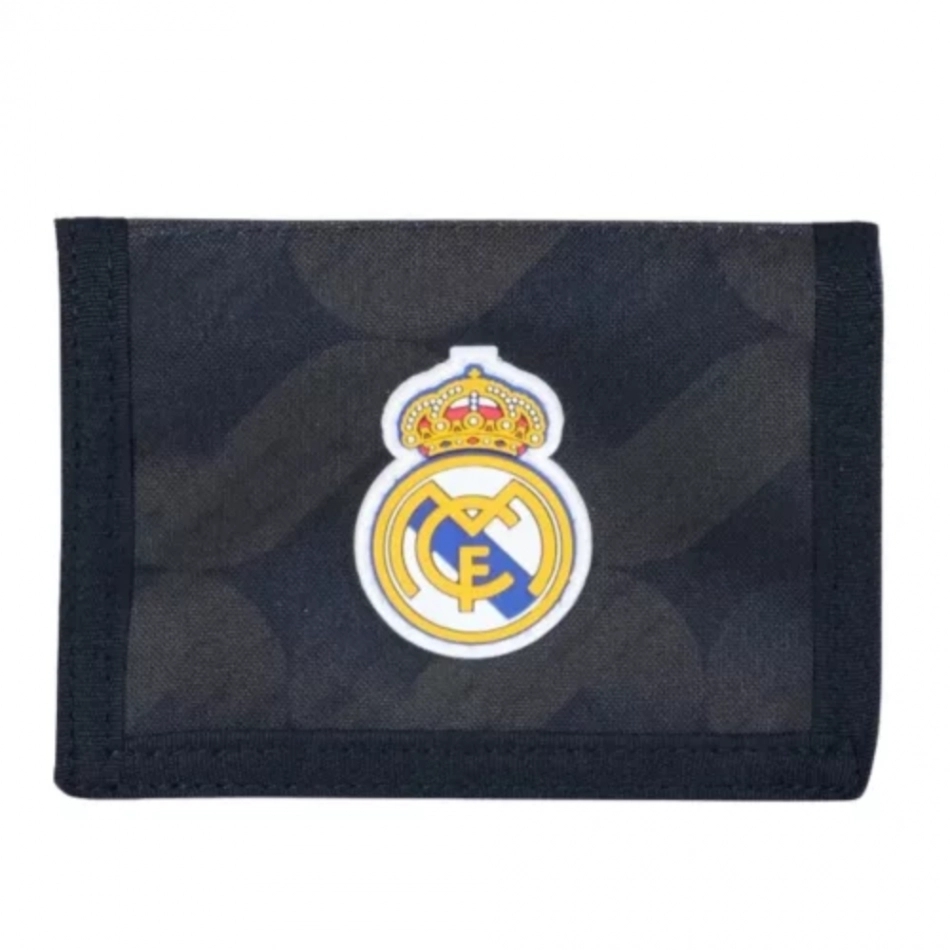 Real madrid pénztárca tépőzáras, sötétkék demo
