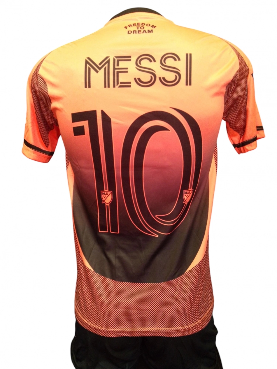 Focimez nadrággal Replika Inter Miami Messi narancs demo
