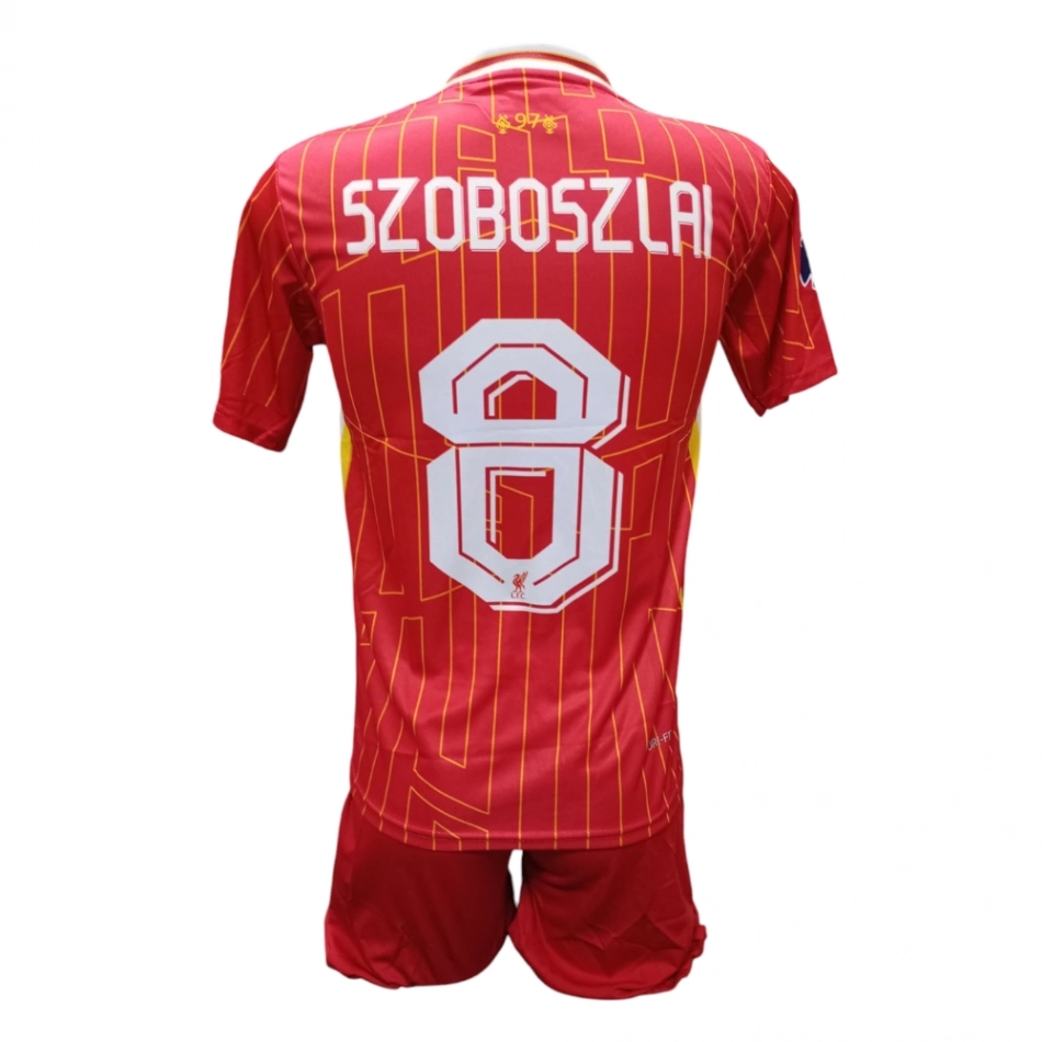 Focimez nadrággal Replika Liverpool Szoboszlai piros csíkos demo