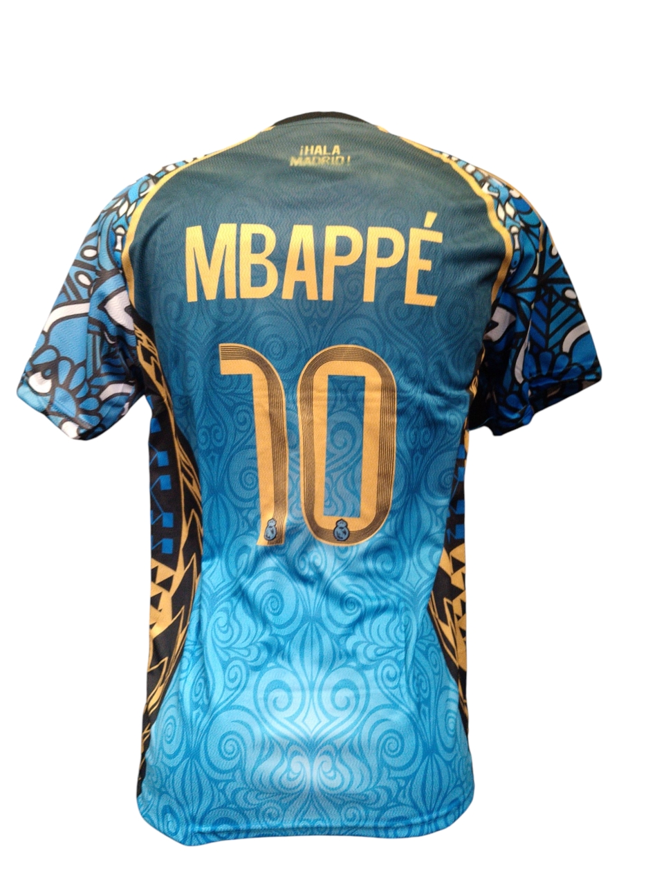 Focimez Replika Real M. Mbappé kék-arany demo
