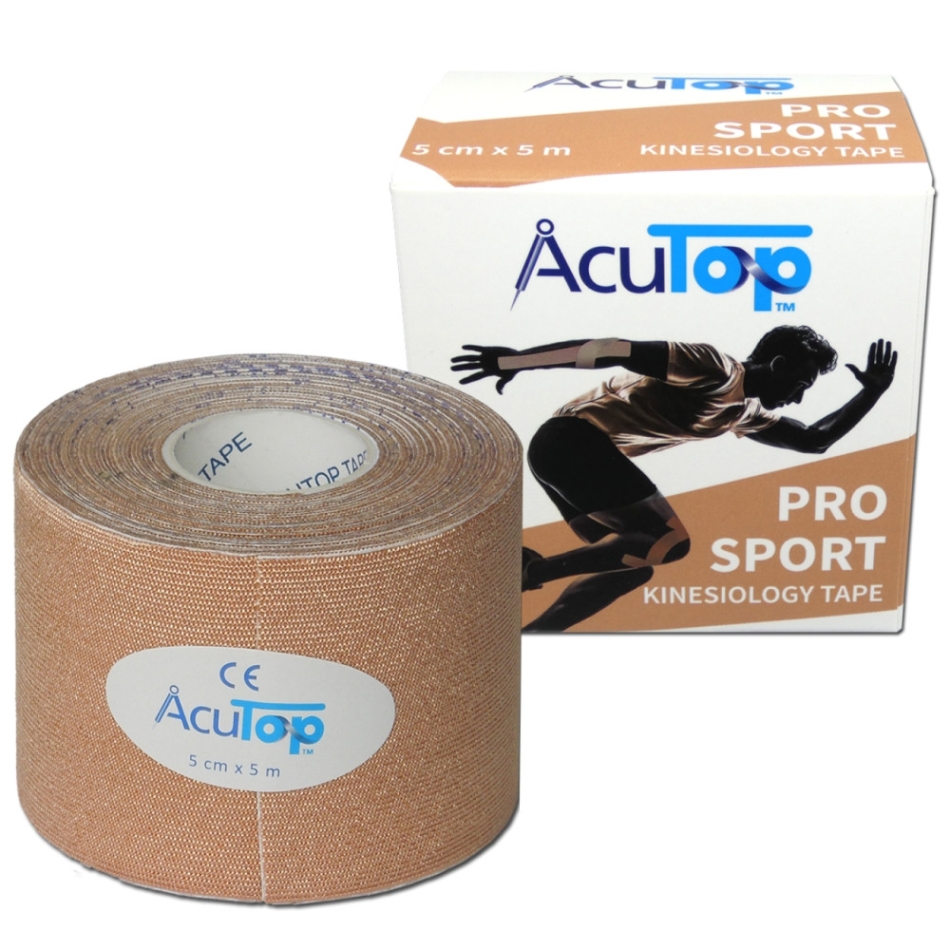 Acutop Pro Sport Kineziológiai tapasz 5cmx5m bézs demo