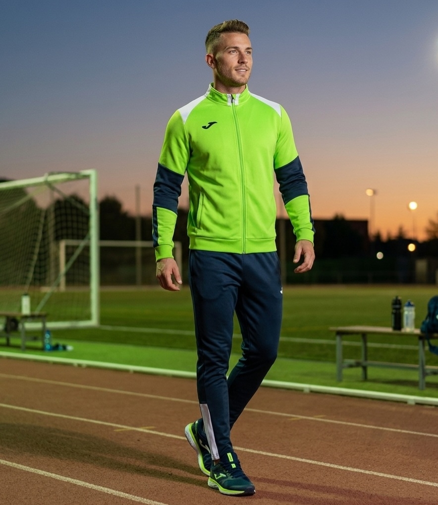 Joma Danubio melegítő szett férfi zöld-s.kék 104210.023 demo
